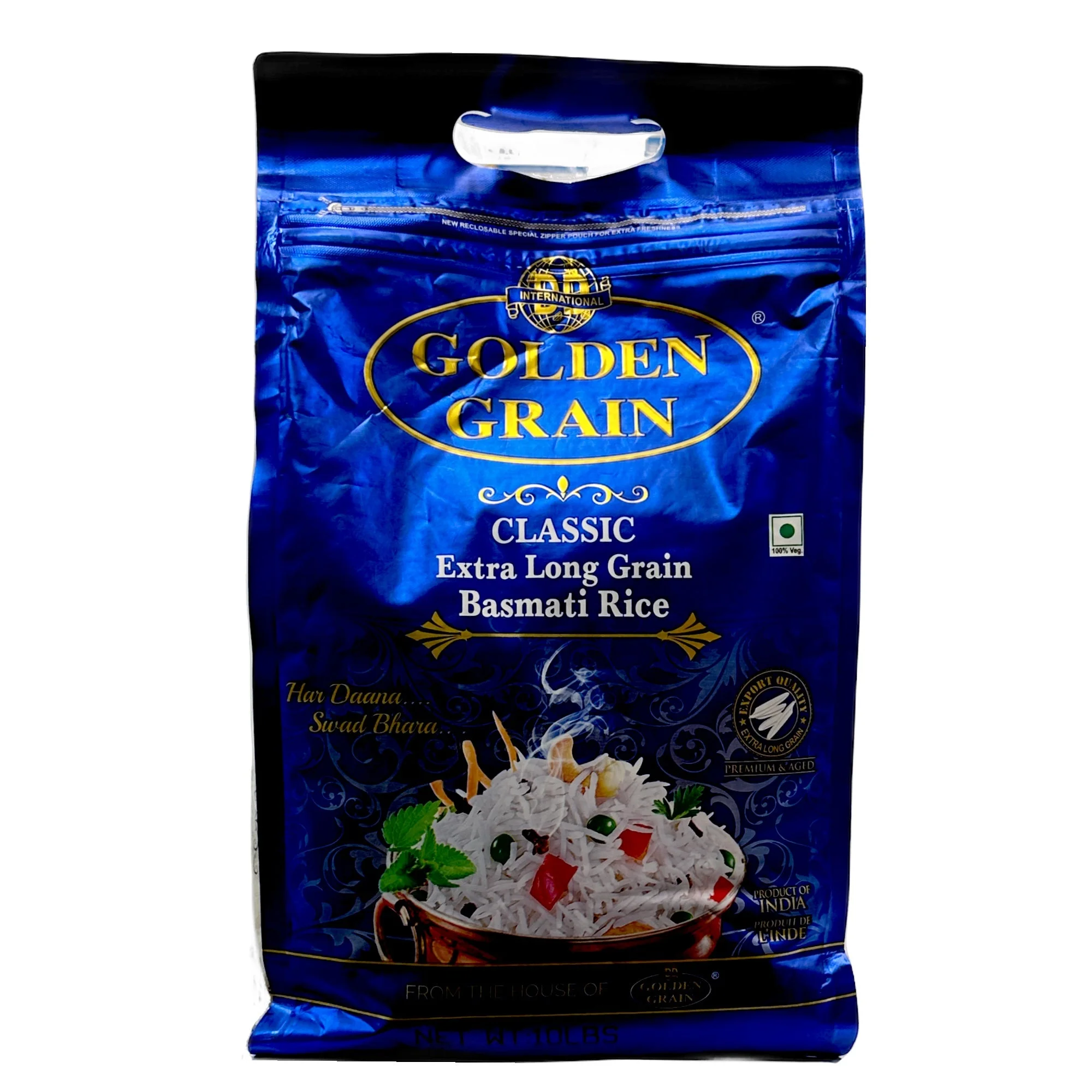 Golden Golden Grain Classic Extra Long Basmati Rice 10Lb 10Lb